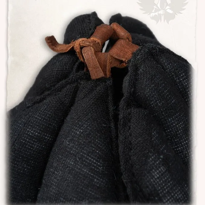 Mytholon Leinen Bundhaube Aulber Schwarz Offen 4 Mytholon Leinen Bundhaube Aulber Schwarz Offen – Bild 2