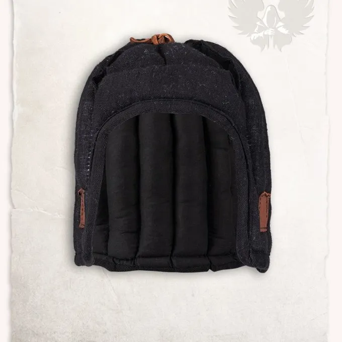 Mytholon Leinen Bundhaube Aulber Schwarz Offen 3 Mytholon Leinen Bundhaube Aulber Schwarz Offen