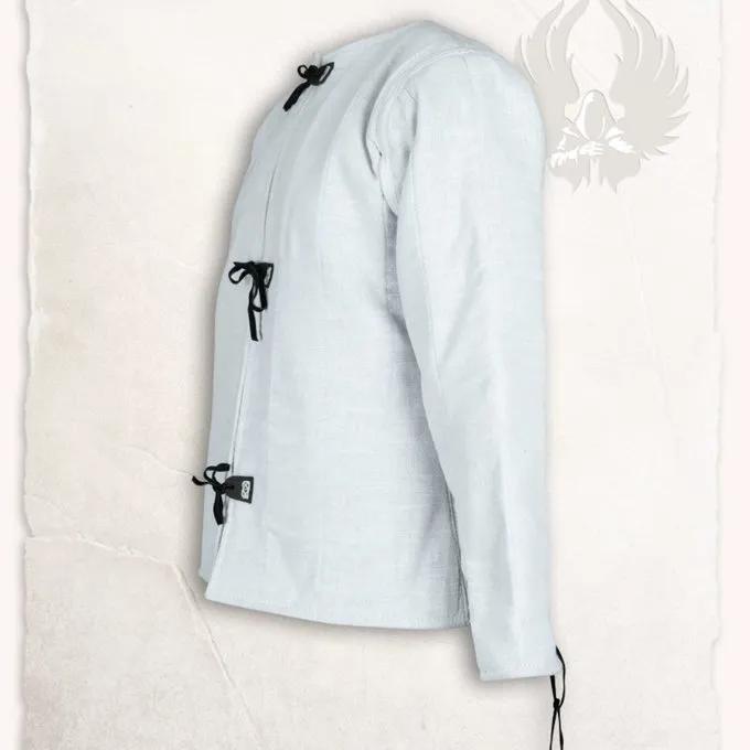 Mytholon Leinen Gambeson Aulber Weiß 5 Mytholon Leinen Gambeson Aulber Weiß – Bild 3