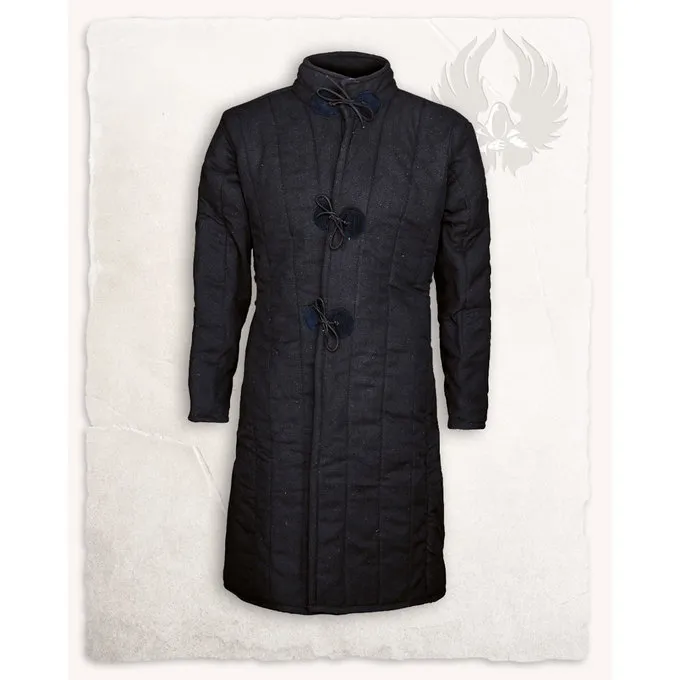 Mytholon Mittelalterlicher Gambeson Shapur Schwarz 3 Mytholon Mittelalterlicher Gambeson Shapur Schwarz