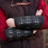Epic Armoury Paar Armschienen Kämpfer, Schwarz