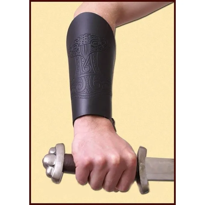 Deepeeka Paar Armschienen Mit Thors Hammer 3 Deepeeka Paar Armschienen Mit Thors Hammer