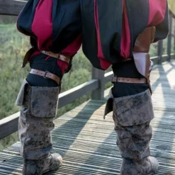 Epic Armoury Paar Leder Poleyns, Braun-rot 7 Epic Armoury Paar Leder Poleyns, Braun-rot -Säbel Rabatt paar leder poleyns braun rot 2