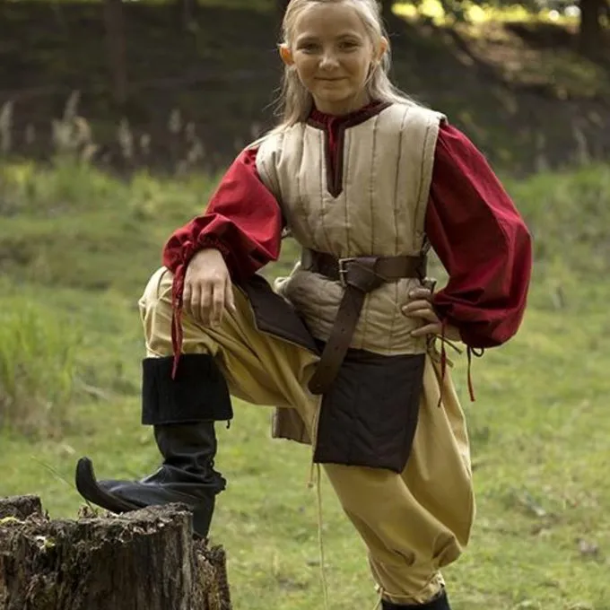 Epic Armoury RFB ärmelloses Gambeson, Beige 4 Epic Armoury RFB ärmelloses Gambeson, Beige – Bild 2