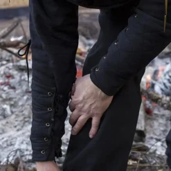 Epic Armoury Schwarz Gambeson Armschienen, Paar -Säbel Rabatt schwarz gambeson armschienen paar 3