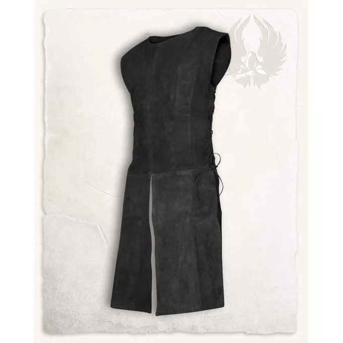 Mytholon Tabard Justus, Schwarzes Leder 3 Mytholon Tabard Justus, Schwarzes Leder